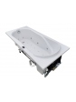 Jacuzzi massage bathtub rectangular ExclusiveLine IVEA 160x75 cm - 3